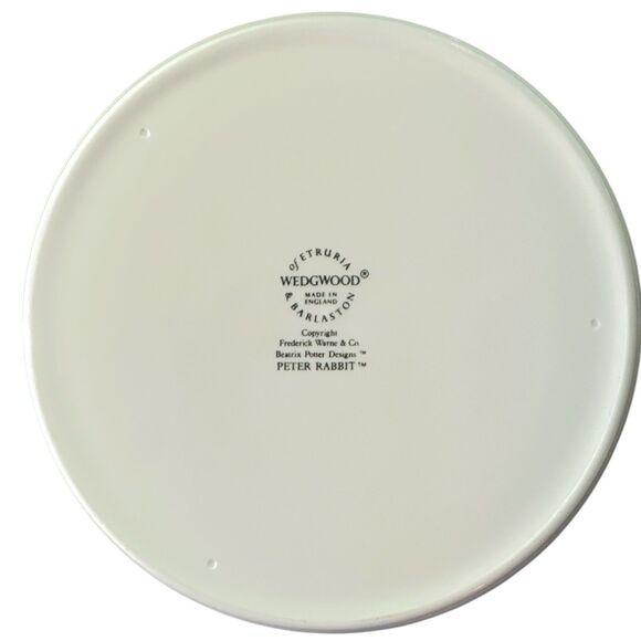 Vtg. Wedgwood of Etruria & Barlaston Beatrix Potter Peter Rabbit Creamware Bowl - Picture 8 of 9